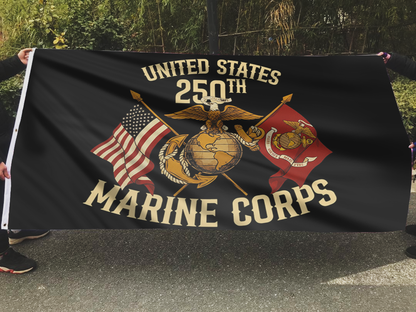 Forged in Valor 250th Marine Flag