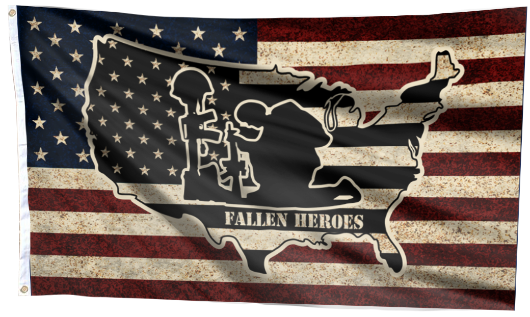 Fallen Heroes Tribute Flag