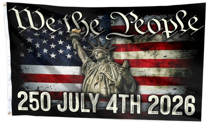 Patriotic We The People Flag