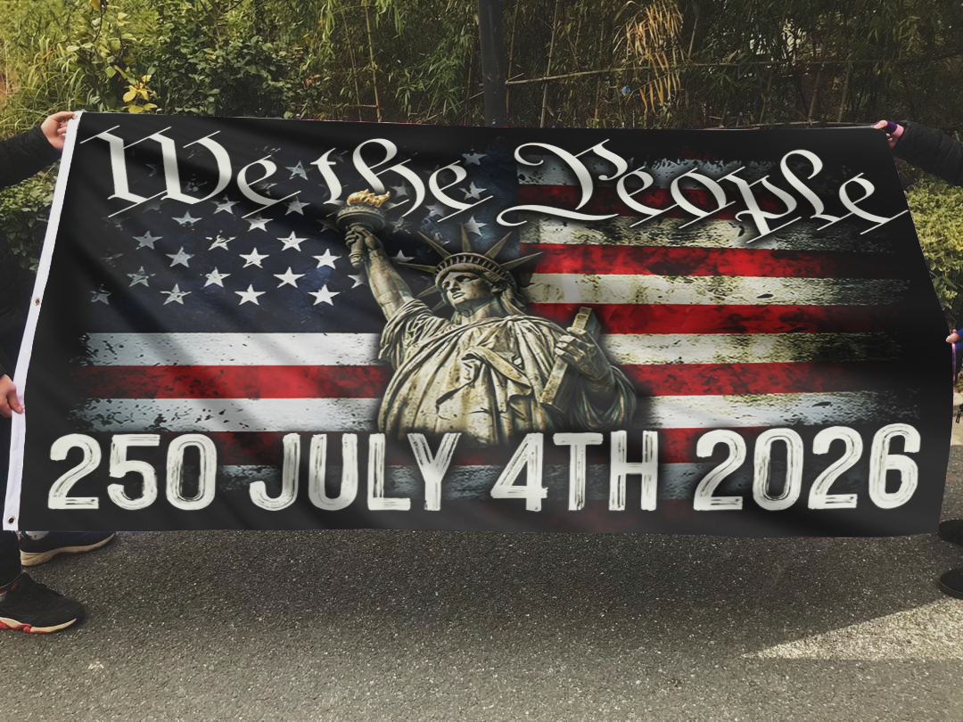 Patriotic We The People Flag