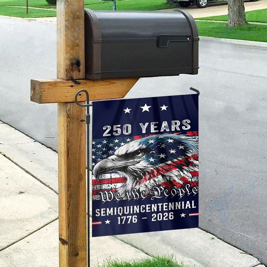 Patriotic Heritage Semi-Quincentennial Yard Flag