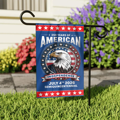 Patriotic Yard Welcome Garden Flag