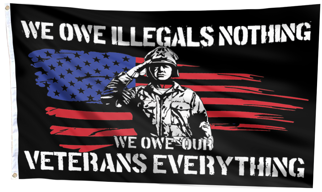 Proud Veterans Tribute Flag Outdoor