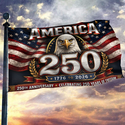Patriotic Stars and Eagle Flag