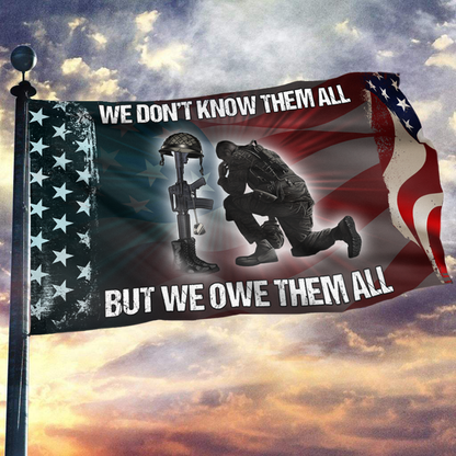 We Owe Them All Memorial Flag