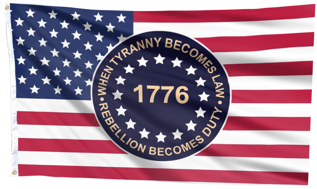 When Tyranny Becomes Law Protest Flag