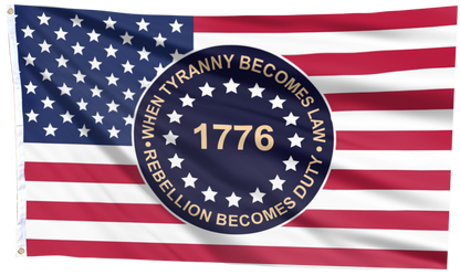 When Tyranny Becomes Law Protest Flag