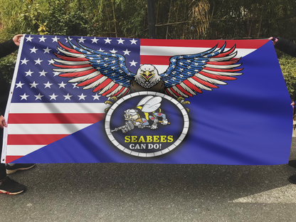 Seabees Eagle Pride Flag