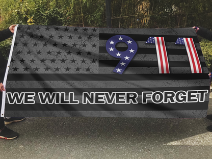 We Will Never Forget Memorial Flag