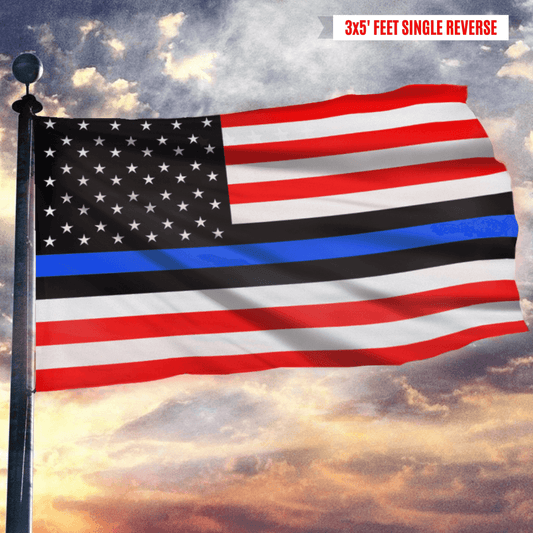 Blue Line Honor Pride Flag