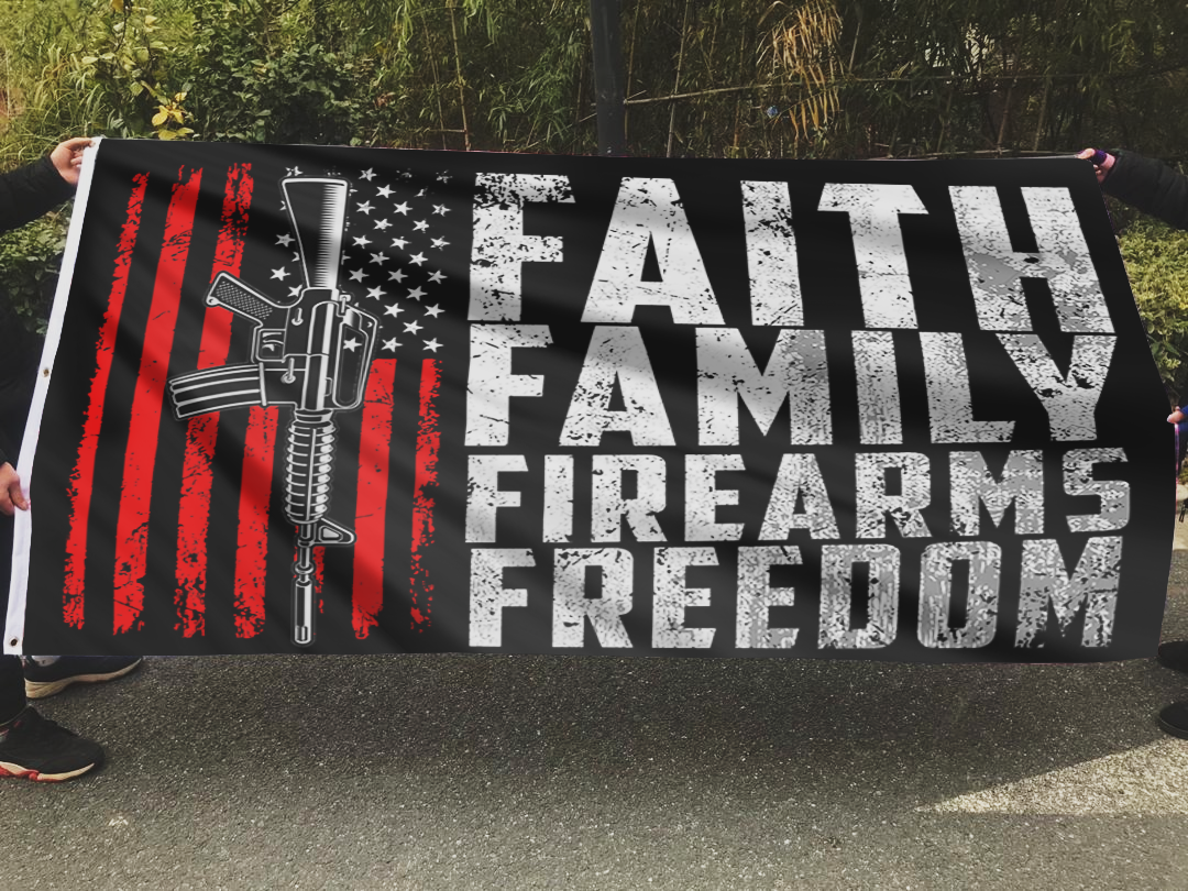 Patriot Pride Outdoor Decorative Flag