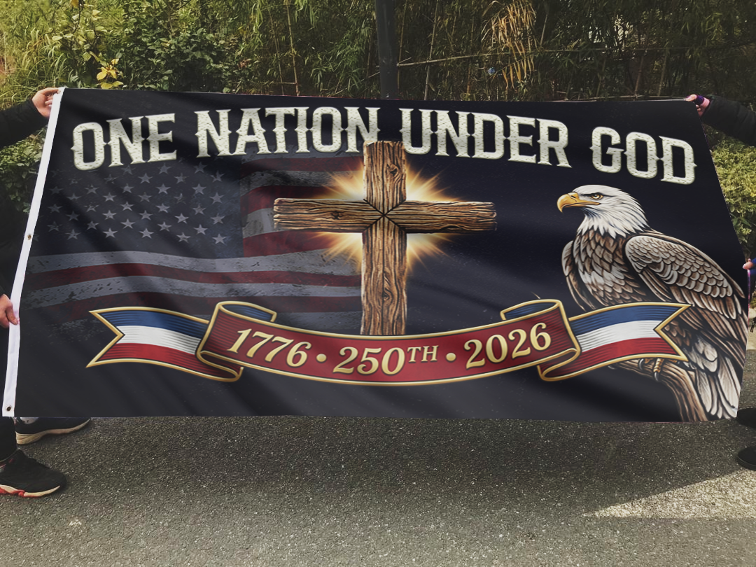 One Nation Cross Tribute Flag