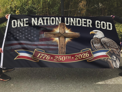 One Nation Cross Tribute Flag