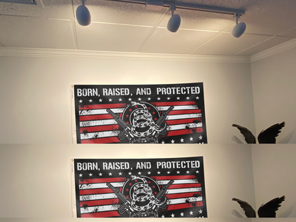 Patriotic Home Flag And Pin Set