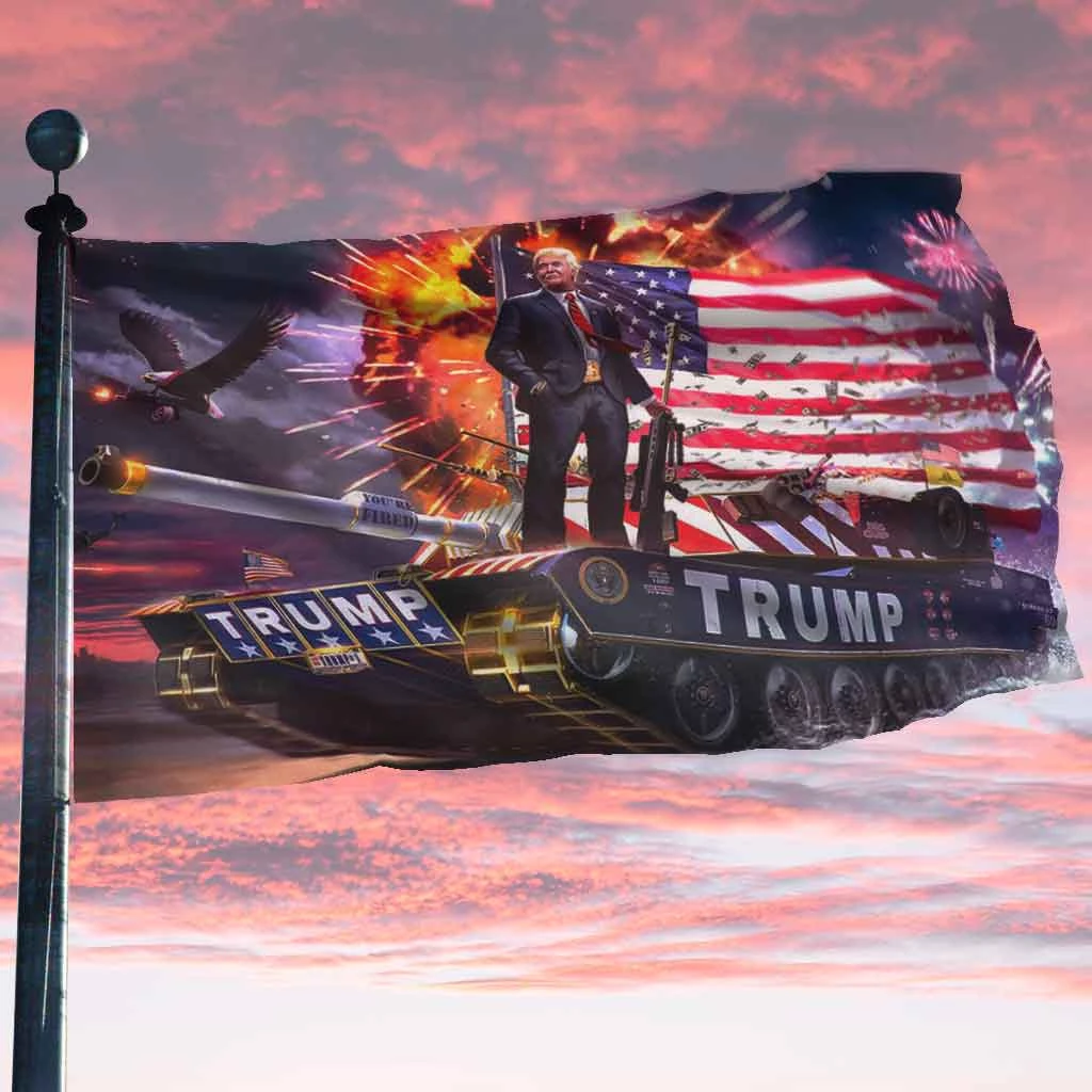 Patriot Rally Rare Tank Flag