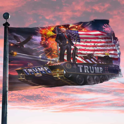 Patriot Rally Rare Tank Flag