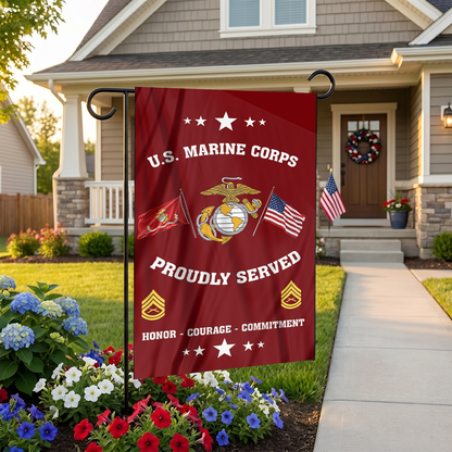 Patriot Yard Marine Corps Flag