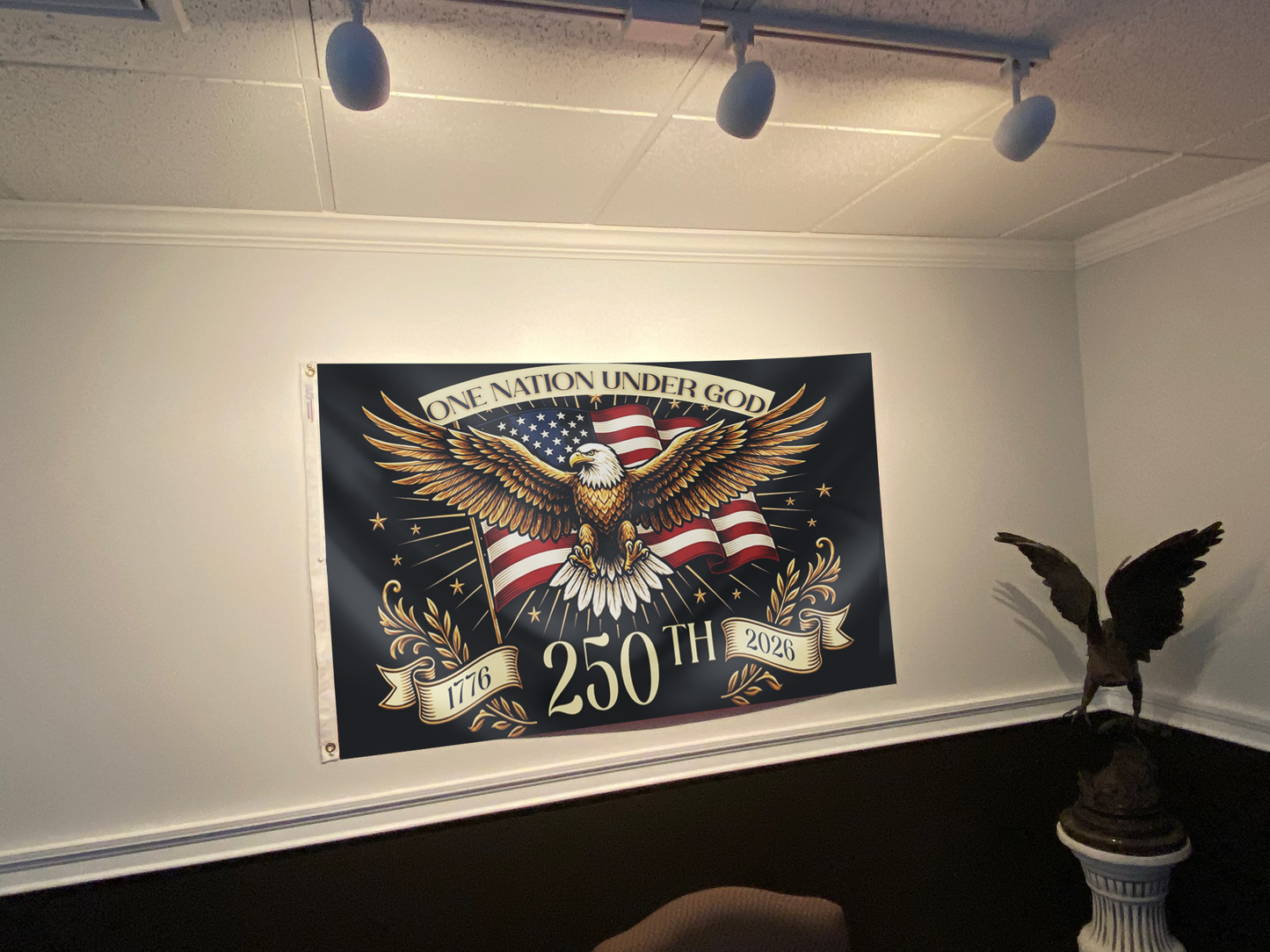 One Nation Eagle Patriotic Flag