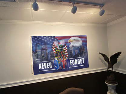 Never Forget Heroes Tribute Flag