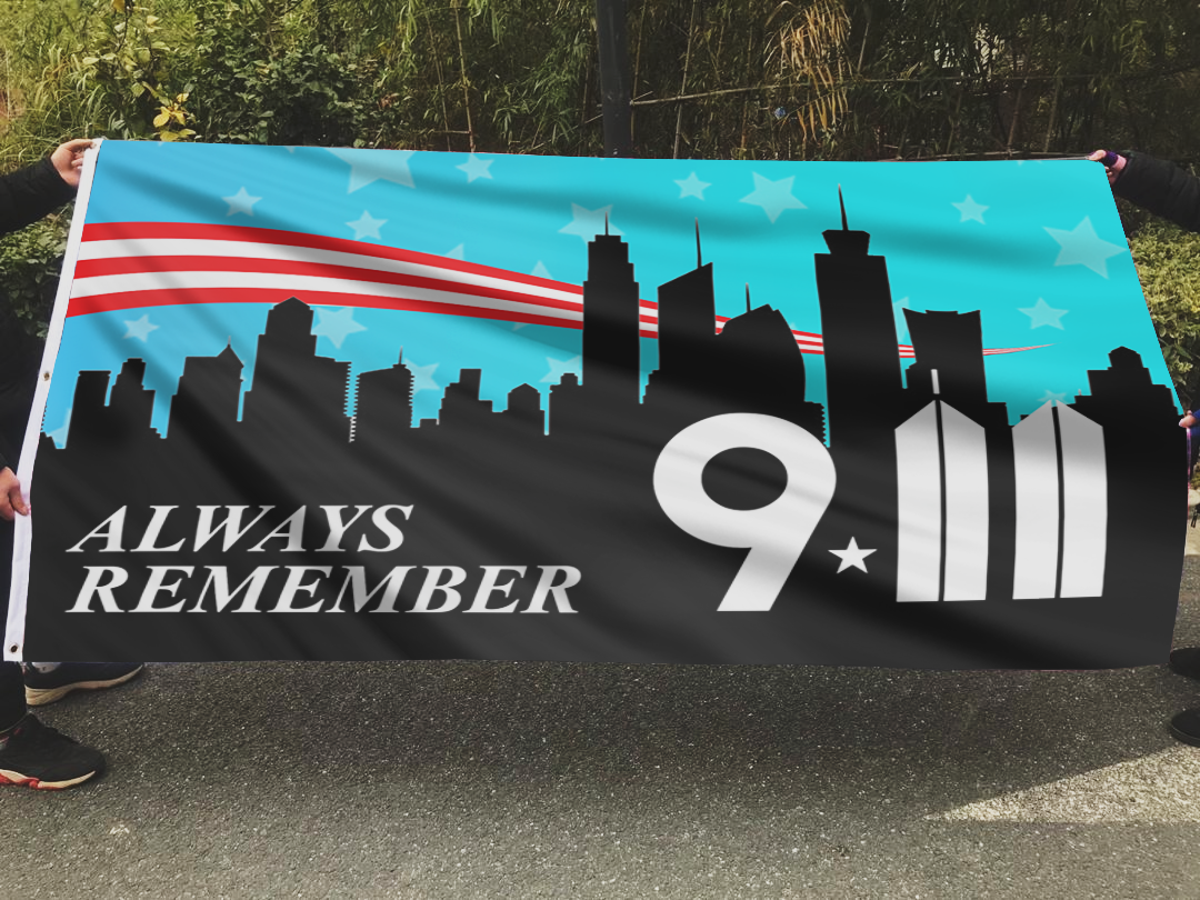 Always Remember Honor Home Flag