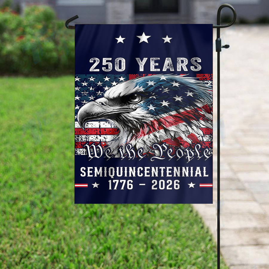 Patriotic Heritage Semi-Quincentennial Yard Flag