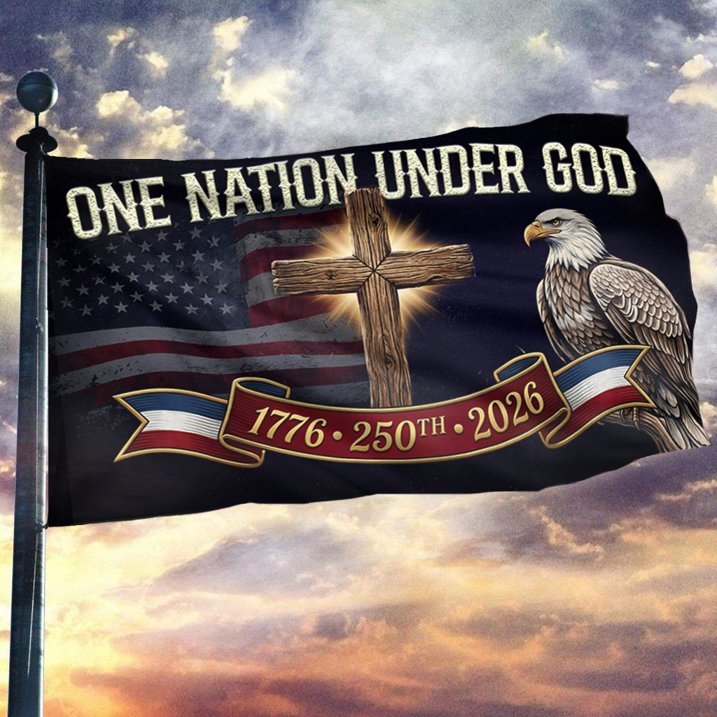 One Nation Cross Tribute Flag