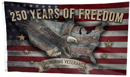 250 Years Sacrifice Freedom Flag