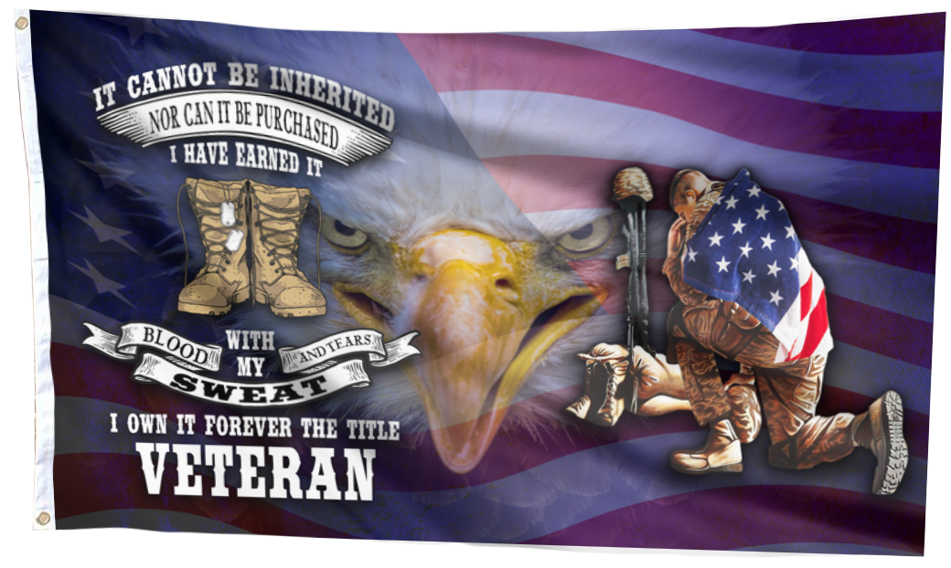 Veteran Honor Flag Wall Banner