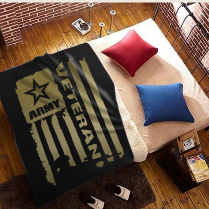 Veteran Sherpa Comfort Throw