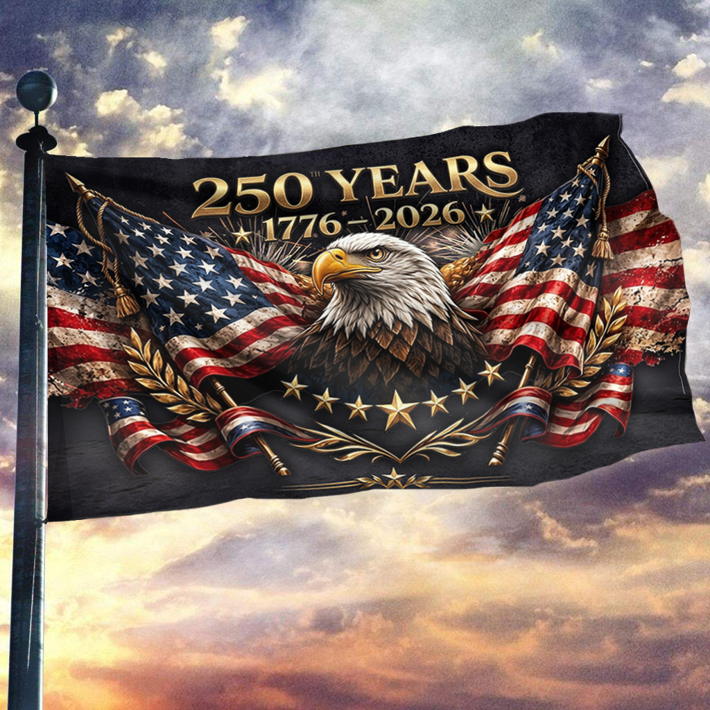 Eagle Rises 250th Celebration Flag