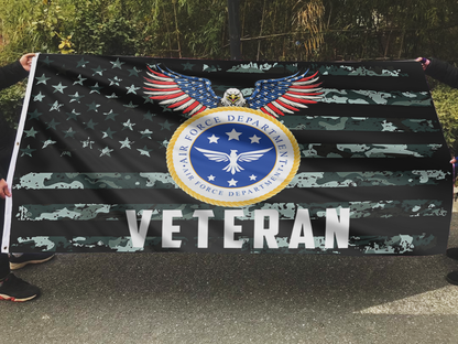 Patriotic Eagle Veteran Tribute Flag