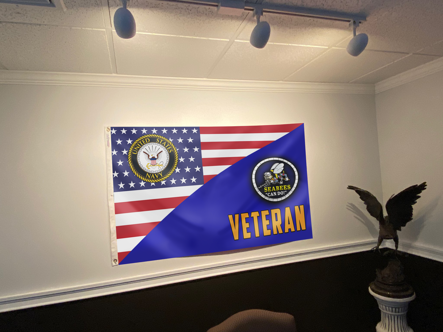 Seabees Veteran Pride Outdoor Flag