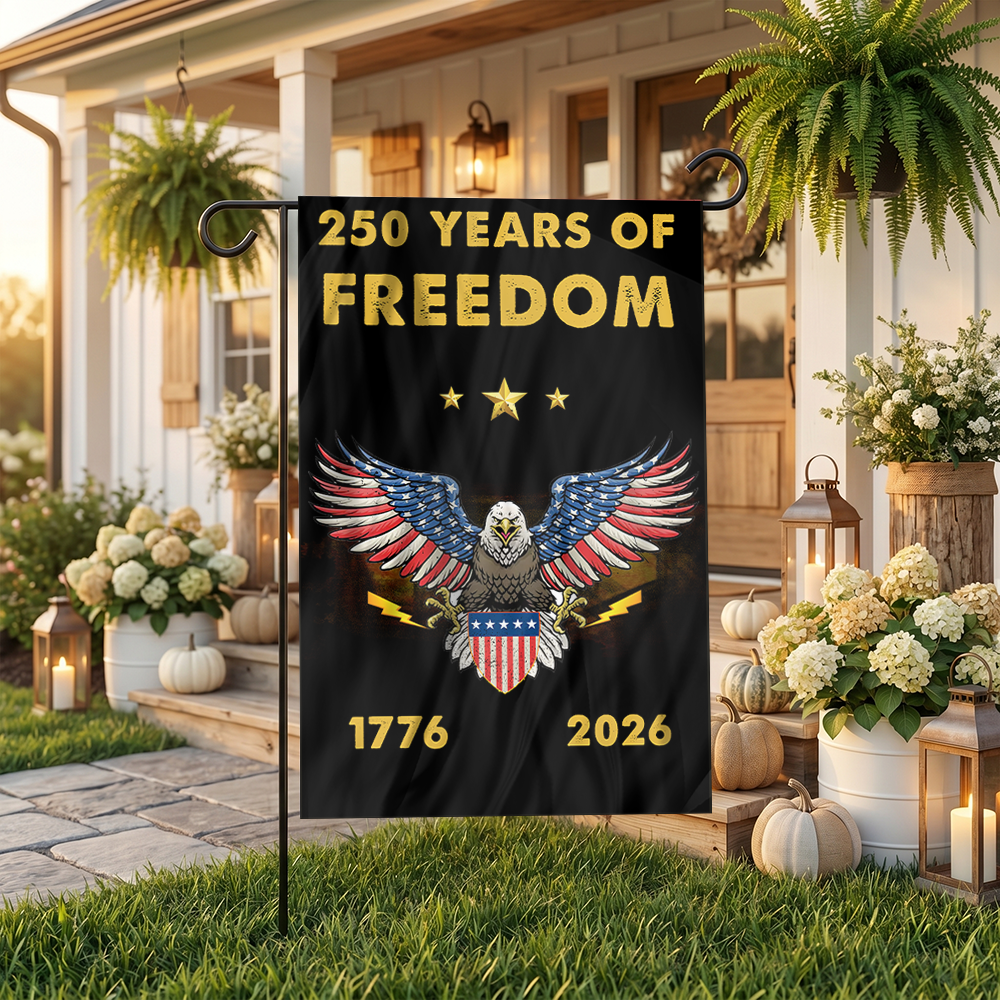 Freedom Eagle Patriotic Garden Flag