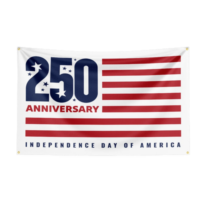 Patriotic 250th Anniversary Celebration Outdoor Flag