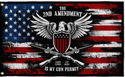 Durable Proud 2nd Amendment Flag