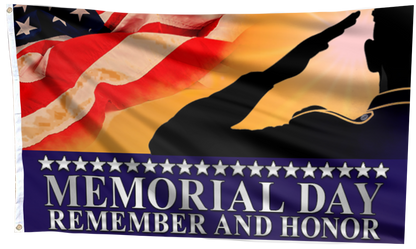 Remember Honor Memorial Day Flag