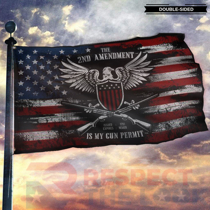 Durable Proud 2nd Amendment Flag
