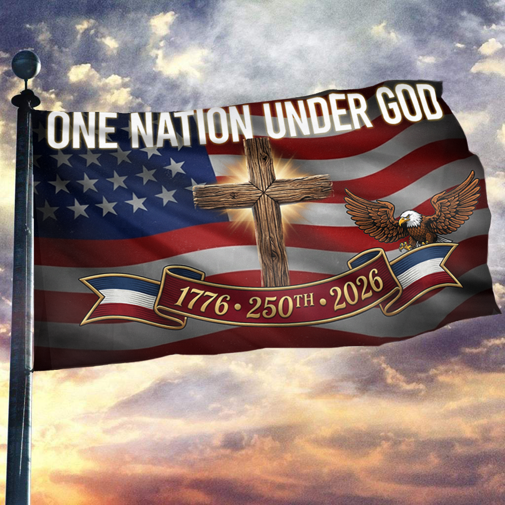 Freedom Eagle Patriotic Outdoor Flag