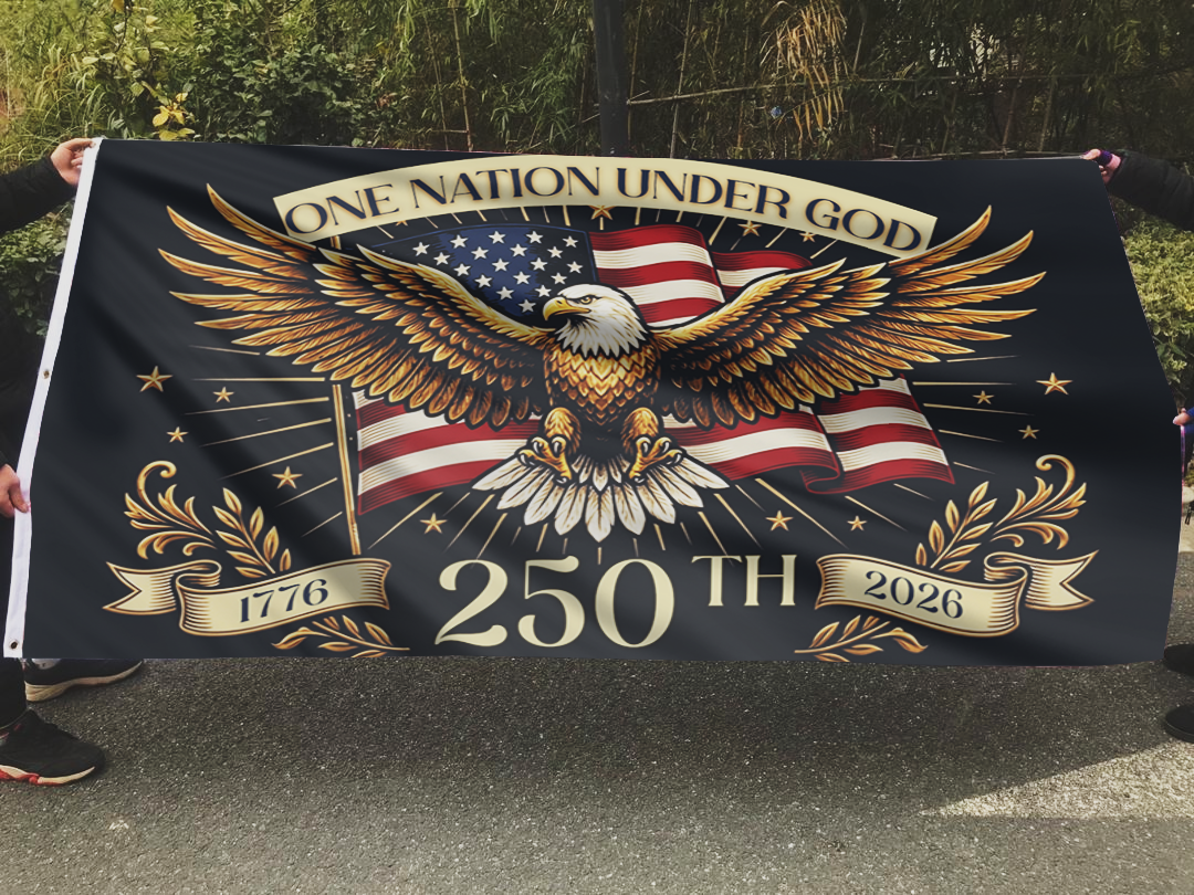 One Nation Eagle Patriotic Flag