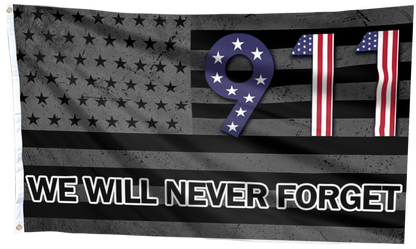 We Will Never Forget Memorial Flag