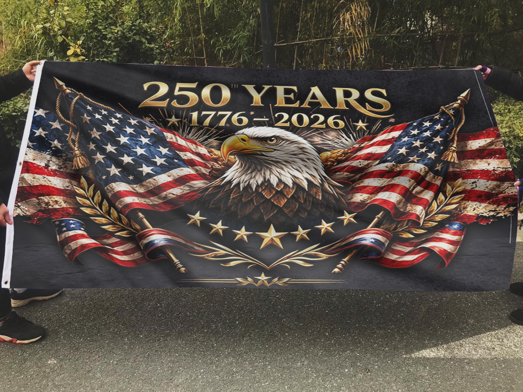 Eagle Rises 250th Celebration Flag