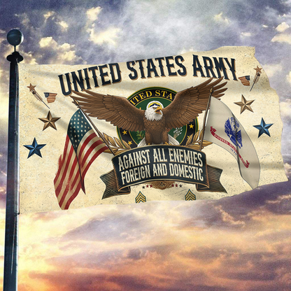 Oath of Defense Army Flag
