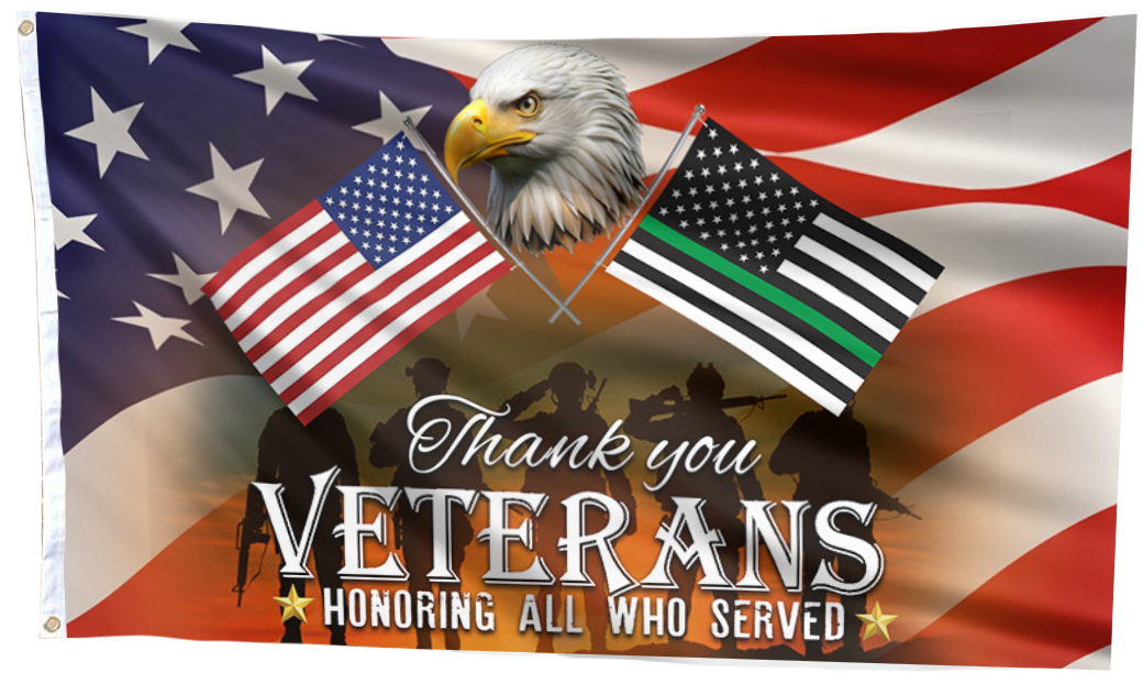 Freedom Defenders Tribute Outdoor Flag