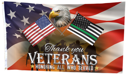 Freedom Defenders Tribute Outdoor Flag