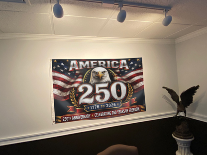 Patriotic Stars and Eagle Flag