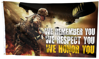 We Remember You Memorial Tribute Flag