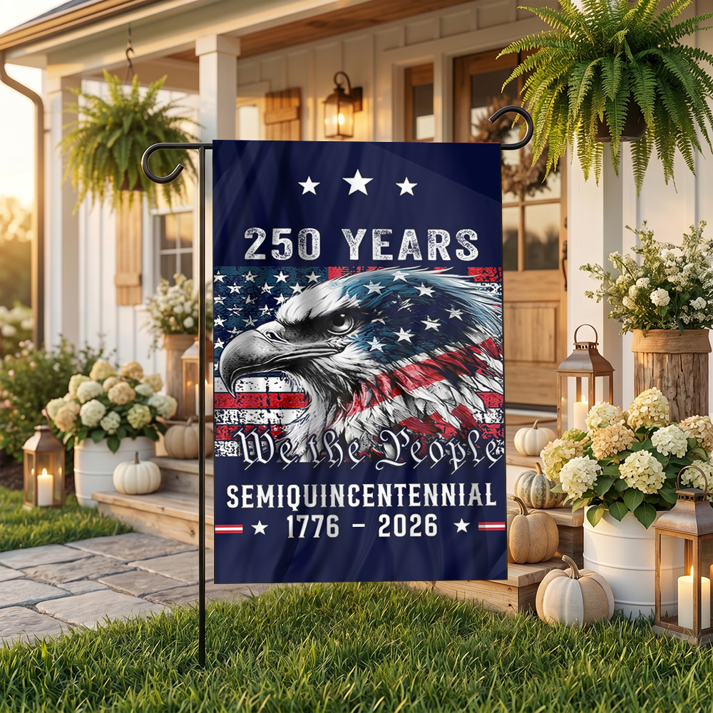 Patriotic Heritage Semi-Quincentennial Yard Flag