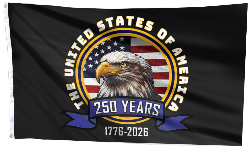 American Patriotic Eagle Celebration Flag