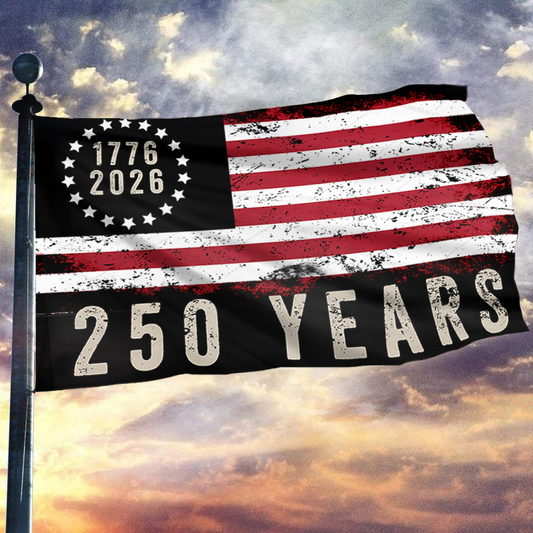 Freedom 250 Years Patriotic Flag