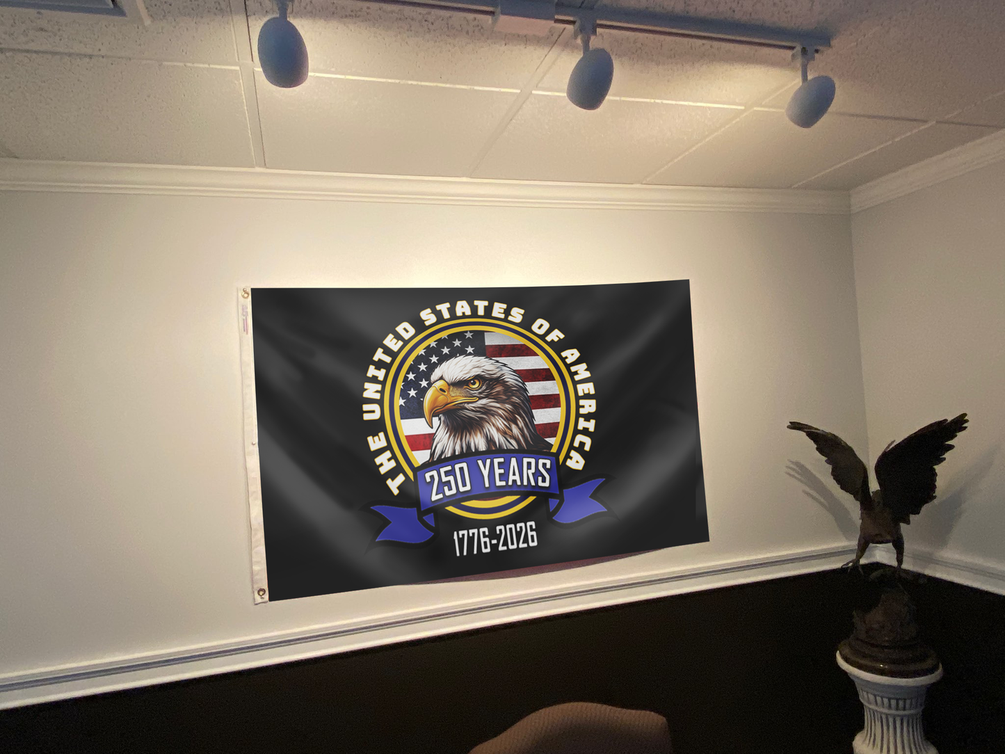 American Patriotic Eagle Celebration Flag